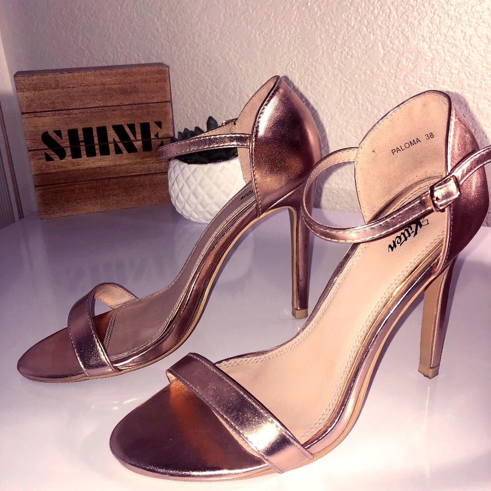 Heels- Rose Gold